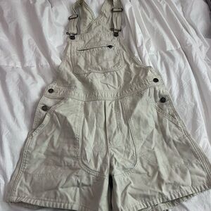 Patagonia Organic Cotton Overalls in Cream